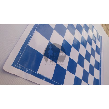 صفحه شطرنج پلاستیکی آبی آچمز استور