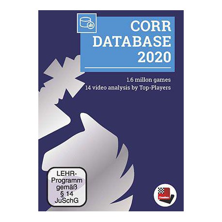 نرم افزار بازی شطرنج CORR DATABASE 2020