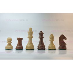 مهره شطرنج چوبی طرح فرانسوی
