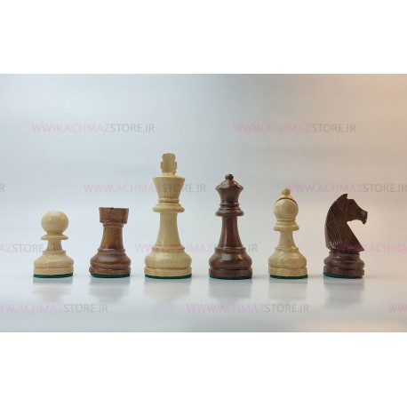 مهره شطرنج چوبی طرح DGT